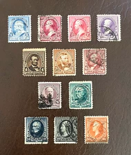 US Stamp Scott #219-229 Series Issue 1890-1893, Used