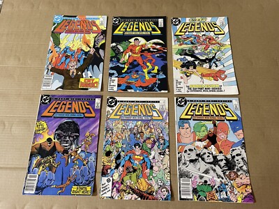 Legends #1 2 3 4 5 6 Full DC 1986 Set 1st Amanda Waller & New Suicide Squad 1-6