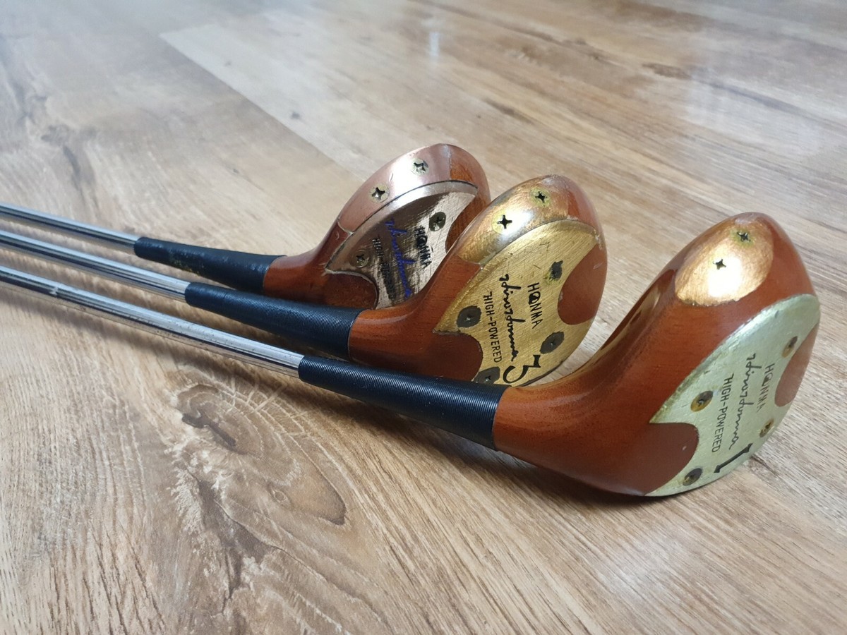 Hiro Honma High Powered Persimmon 1,3,5 Wood Set S | eBay