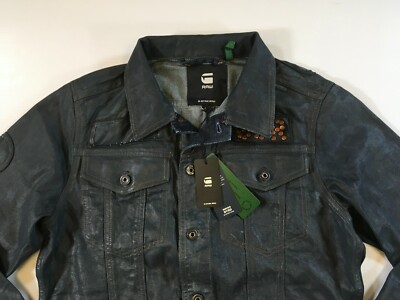 【新品未使用】ロージーモンスター　work denim jacket インディゴ G Star Indigo Waxed Coated Oilcloth Studded Embellished