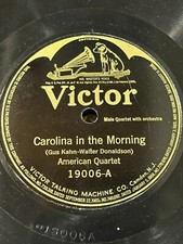 American Quartet Billy Murray - Carolina in the Morning / Toot Toot Tootsie V+