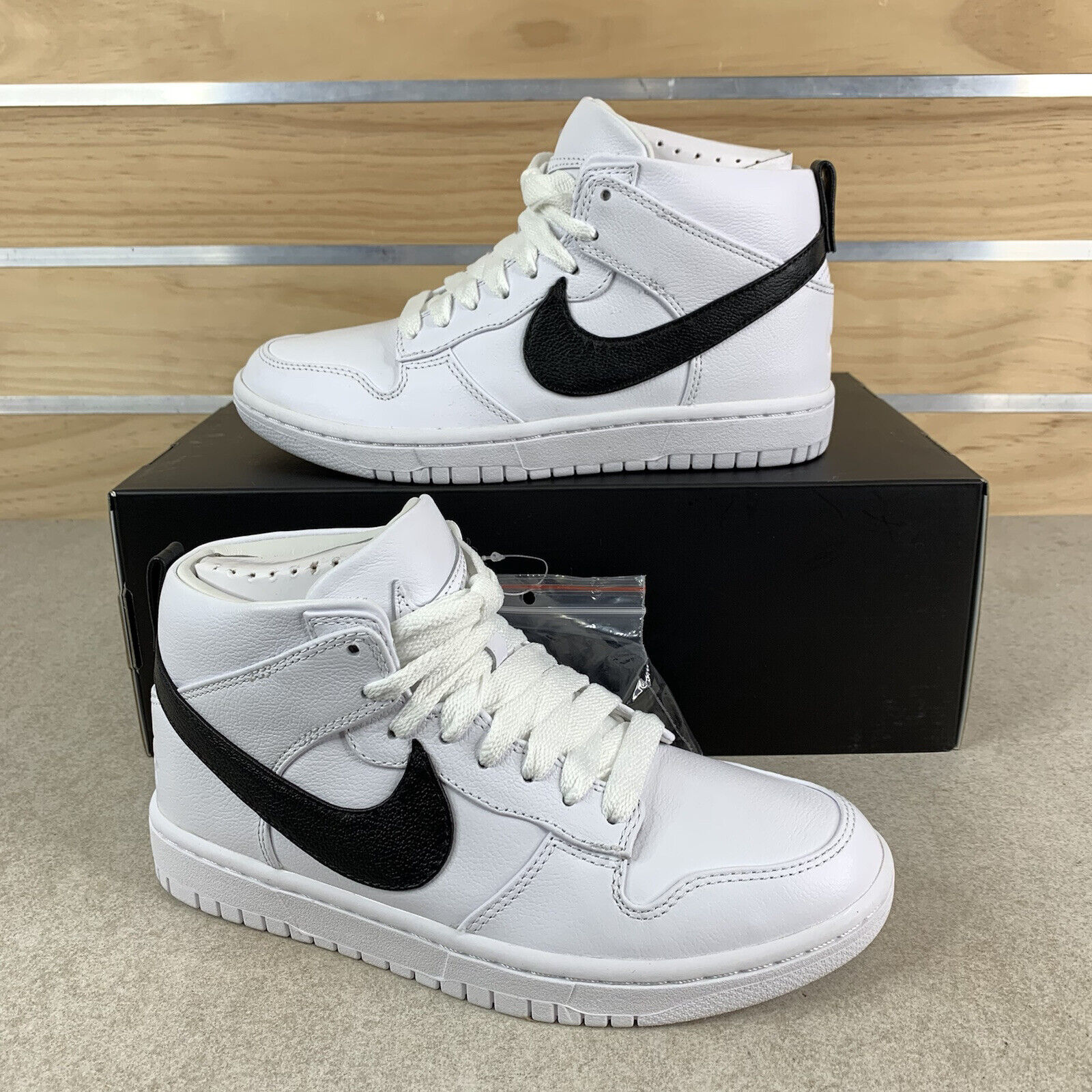 Nike Dunk Lux Chukka x Riccardo Tisci White Black 910088-101 Mens 6 | eBay