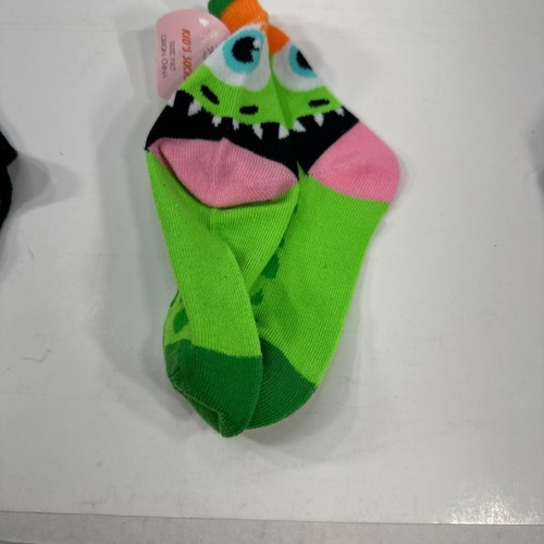 Lot Of Three Kids Socks Size 7-8.5 Halloween New With Tags - Picture 5 of 13