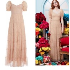 Alice + Olivia Remona Sweetheart Lace Maxi Dress Size 8