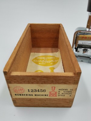 Vintage Globe Model 10 Style D 6 Wheel 5 Action Style A Numbering