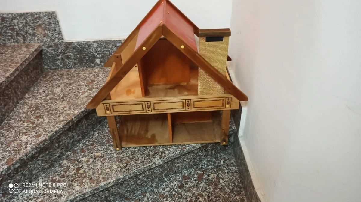 Miniatura Di Cassa Rustica In Legno, Decorazione Per Casa Delle - Foto 5