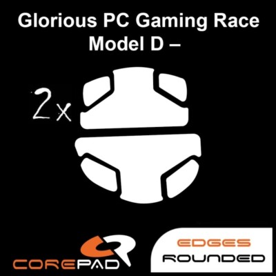 Corepad Skatez Glorious PC Gaming Race Model D - Minus Replacement Mouse Feet