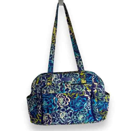 Vera Bradley Katalina Blues Stroll Around Diaper Bag Tote Lots of Pockets - Picture 1 of 10
