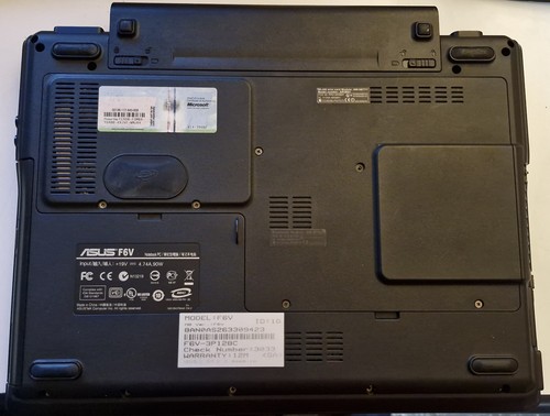 Asus F6V core2 duo T5800, 13,3" 3 Go, HDD 160Go Win 10 Famille, comme neuf - Photo 2/11