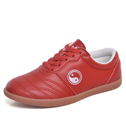 Cuero Kung Fu Tai Chi Zapatos Entrenadores Artes Marciales Taekwondo Tenis Calzado - Imagen 5 de 11