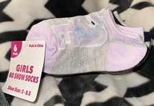 Girls No Show Unicorn Socks Variety 6 Pack