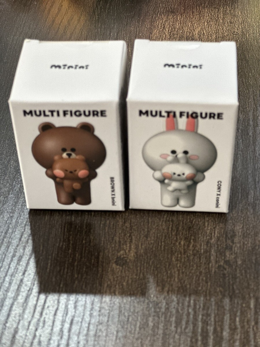 Line Friends Official Merchandise Conini & Bnini Multi Figures 2