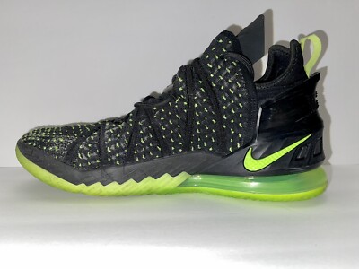 Nike LeBron XVIII 18 Dunkman Black Electric Green CQ9283-005  display picture 2