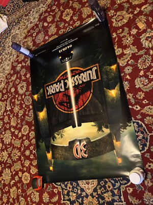 JURASSIC PARK 3D MOVIE POSTER, 27x40, ORIGINAL, 2-SIDED | eBay