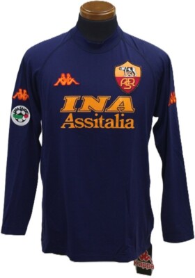 2000-01 AS Roma Third Jersey Long Sleeve Hidetoshi Nakata #8