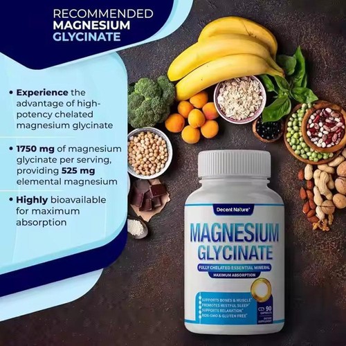 Magnesium Glycinate Capsules 1000mg Per Serving - 7 In1 Capsules 90cap - Picture 6 of 10
