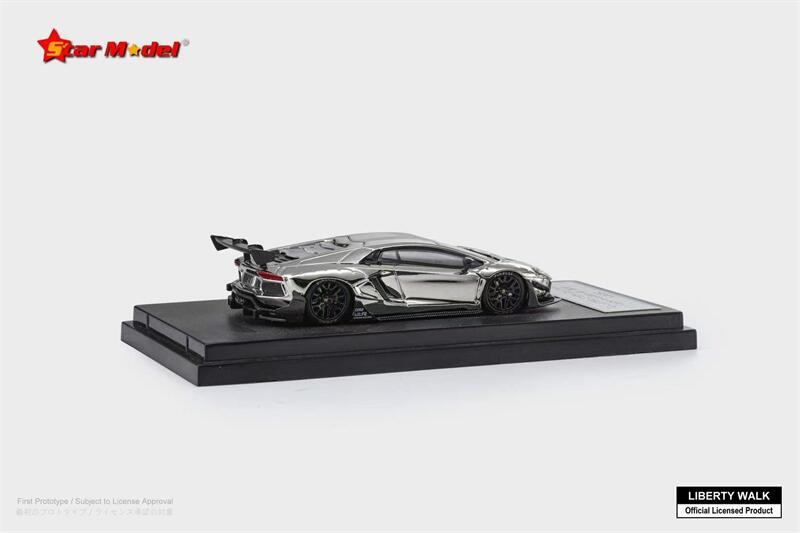 Star Model 1:64 Liberty Walk Aventador LP700-4 LBWK 2.0 Chrome