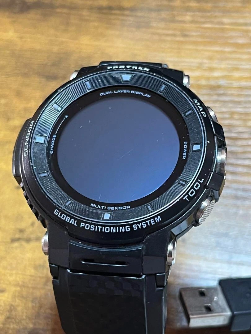 Casio Protrek Smart WSD-F30-BK Men's Smartwatch Bluetooth