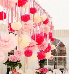 diy 8 inch paper flower ball wedding party home decoration artware paper flower ball diy