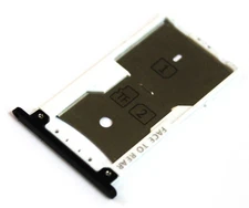 OEM BLU VIVO X V0230WW REPLACEMENT BLACK MICRO SD SIM CARD HOLDER TRAY~FAIR