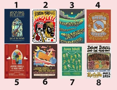 Jason Isbell and The 400 Unit 2026 Concert Tour Poster Collection 