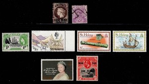 St. Helena, Classic to Modern, Includes Scott 38, 45