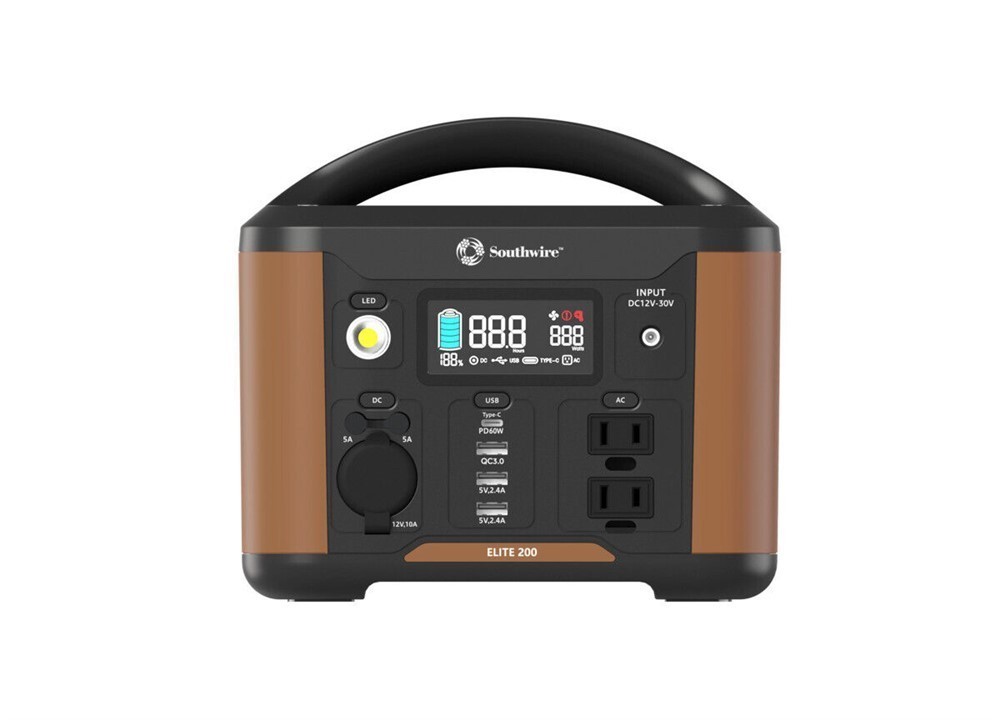 NEW in BOX -Southwire Elite 200 Series Portable Power Station 53250! 222W MAX! alternate view 4