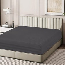 100 Egyptian Cotton Fitted Sheet California King Size Only, 600 Thread Count...