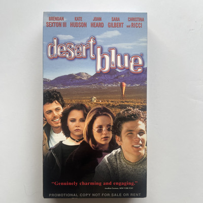 Desert Blue Promo/Screener VHS Samuel Goldwyn Films 1999 Rated R Comedy 
