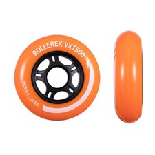 Rollerex VXT500 Inline Skate Wheels   2-Pack Durable Replacement Roller Bl