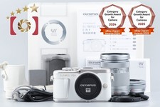 "Count 1,032" Olympus PEN E-PL9 White 16.1 MP 14-42 40-150 Lenses from Japan