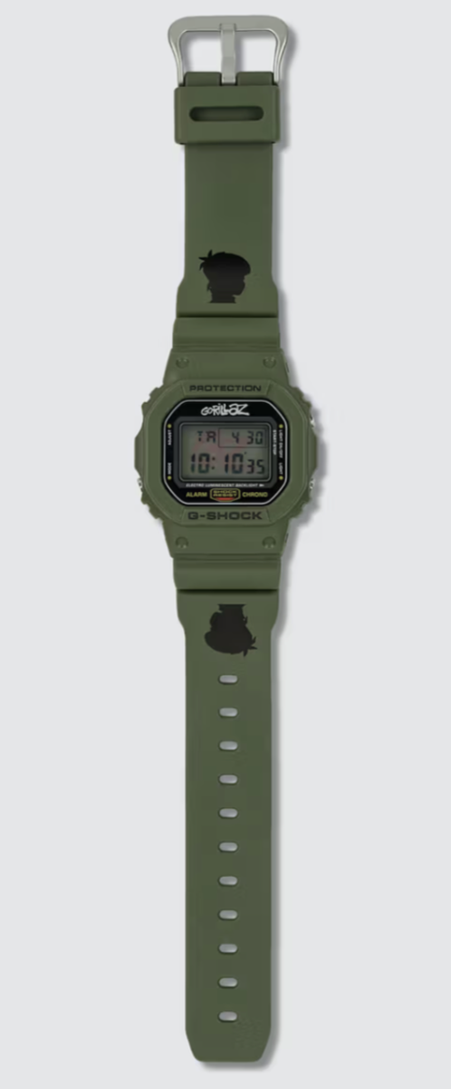 Casio G Shock x GORILLAZ Murdoc DW-5600GRLZM-3 Rare Limited