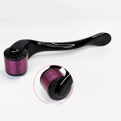 Titanium Micro Needle Skin Care Beard Hair Regeneration Growth Derma Roller 