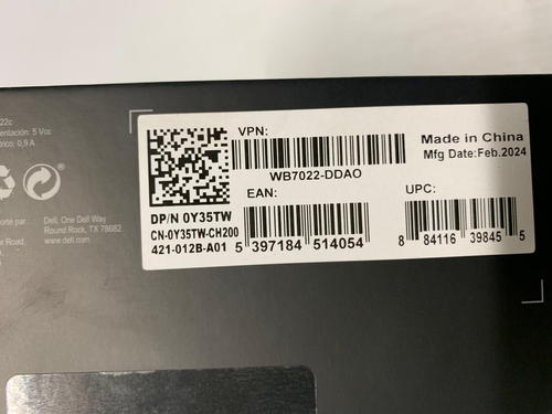 NEW Dell Ultrasharp Webcam WB7022-DDAO Camera Web Ultrasharp 4K Ultra HD - Picture 2 of 6