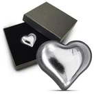 Rare Geiger Edelmetalle 1 oz Silver Heart  .999 Fine Bullion Round
