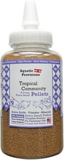 Extra Small Fish Food Pellets 4.23 oz Sinking 0.5mm Size High Protein Tropical