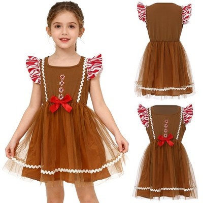 pink floral prom dresses Pink Floral Print Tiered Ruffle Prom Dress with Halter Neck & 3D Rose Collar – FP001 main image 1
