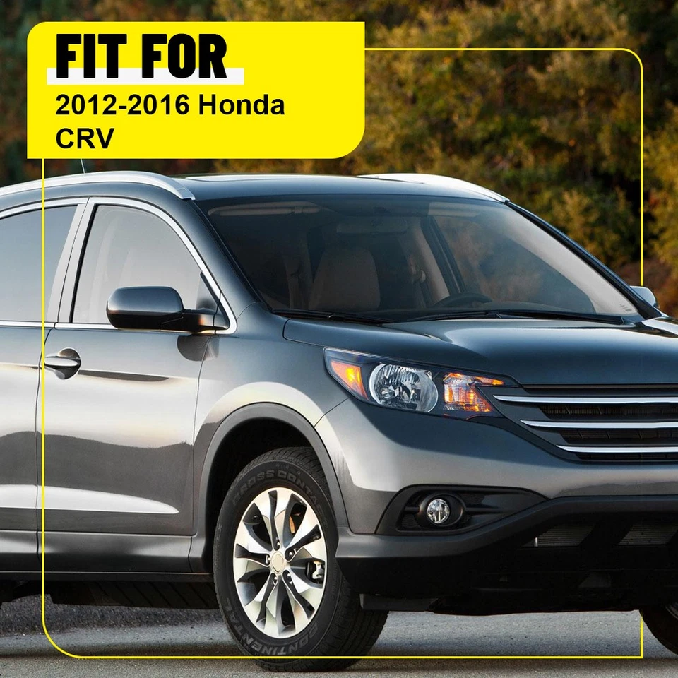 Moldura de ventana para puerta exterior cromada para Honda CRV 2012-2016 6-30x Foto 2 de 4