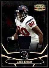 2008 Donruss Gridiron Gear PRIME/50 / Andre Johnson GAME-WORN JERSEY PATCH /50