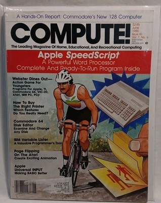 Magazine COMPUTE! - June 1985 Issue 61, Vol. #7, No.6 (B-3-L)