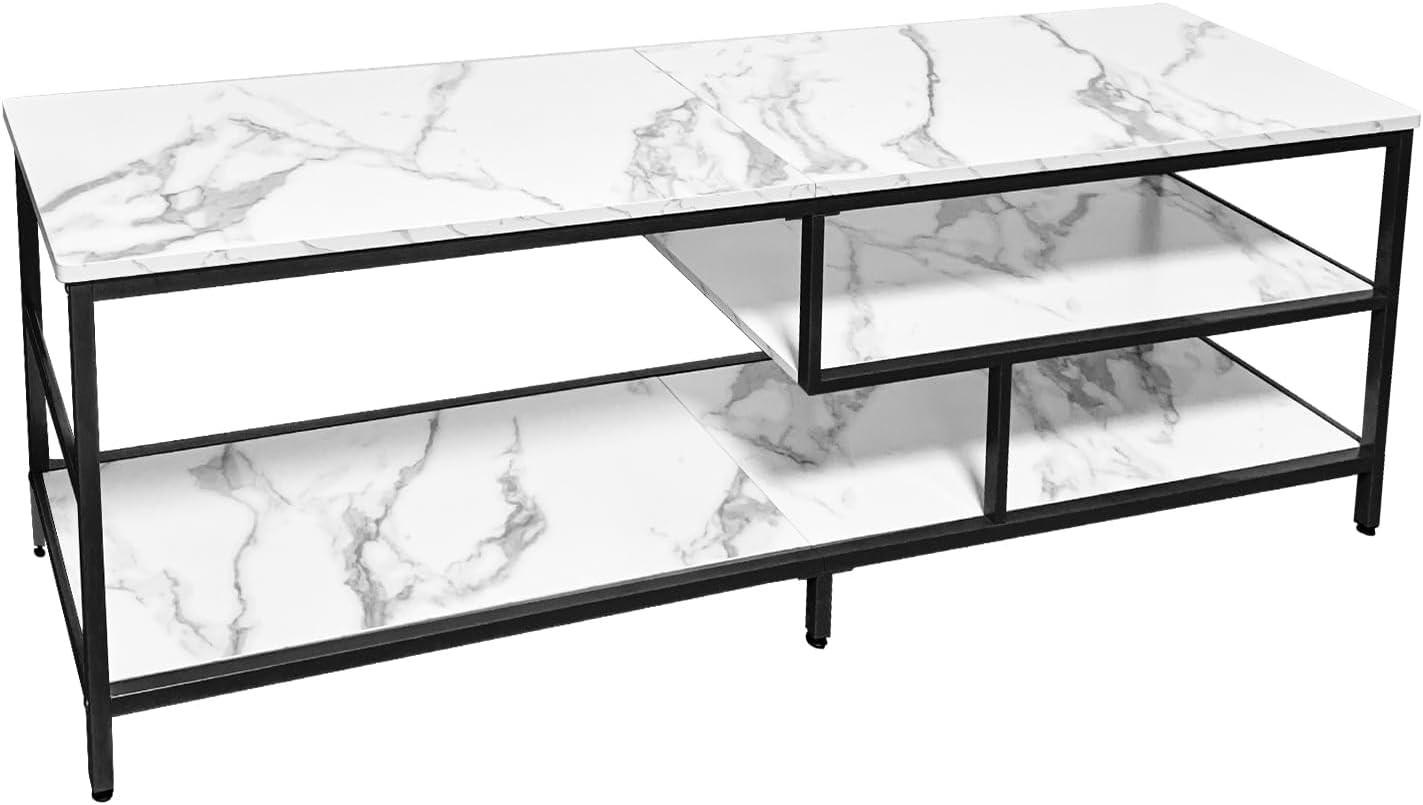 For 55-75 Inch Tvs With 3-tier Storage Shelves