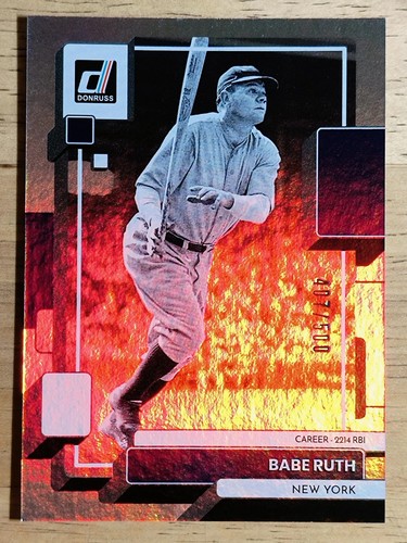 2022 Donruss Stat Line Career #229 Babe Ruth/500 | eBay