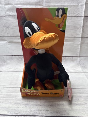 Looney Tunes Plush DAFFY Duck Toon Starz Stuffed Animal Toy Mattel 2003