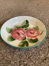 Wemyss Ware plate/saucer 5 Inches Cabbage Rose A/F Restoration