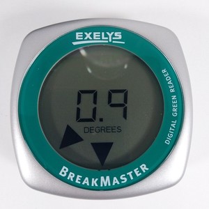 Exelys BreakMaster Digital Putting Green Reader w/ Carrying Case Excellent Condi