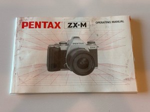 PENTAX ZX -M SLR 35mm Owners Instruction Manual - Excellent Condition!