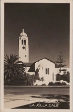 Vintage Real Photo Postcard Bishop School La Jolla California