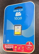 Dane-Elec 16GB SDHC Memory Card Class 4 High Speed New