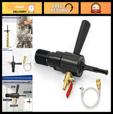 1 1/4"-7 Male SDS Plus Drill Adapter Kit - Water Injection, Brass Quick Connecto