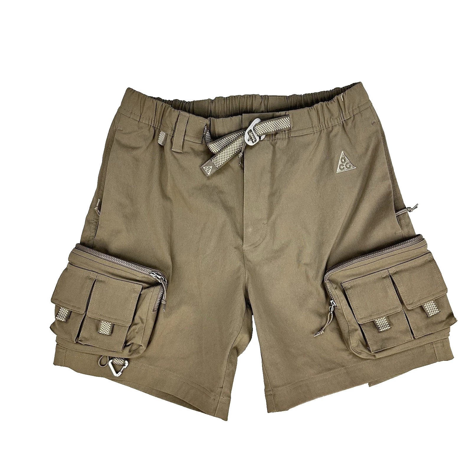 Nike Men's ACG Outdoor Hiking Cargo Shorts Brown Ironstone Small DH8347-004